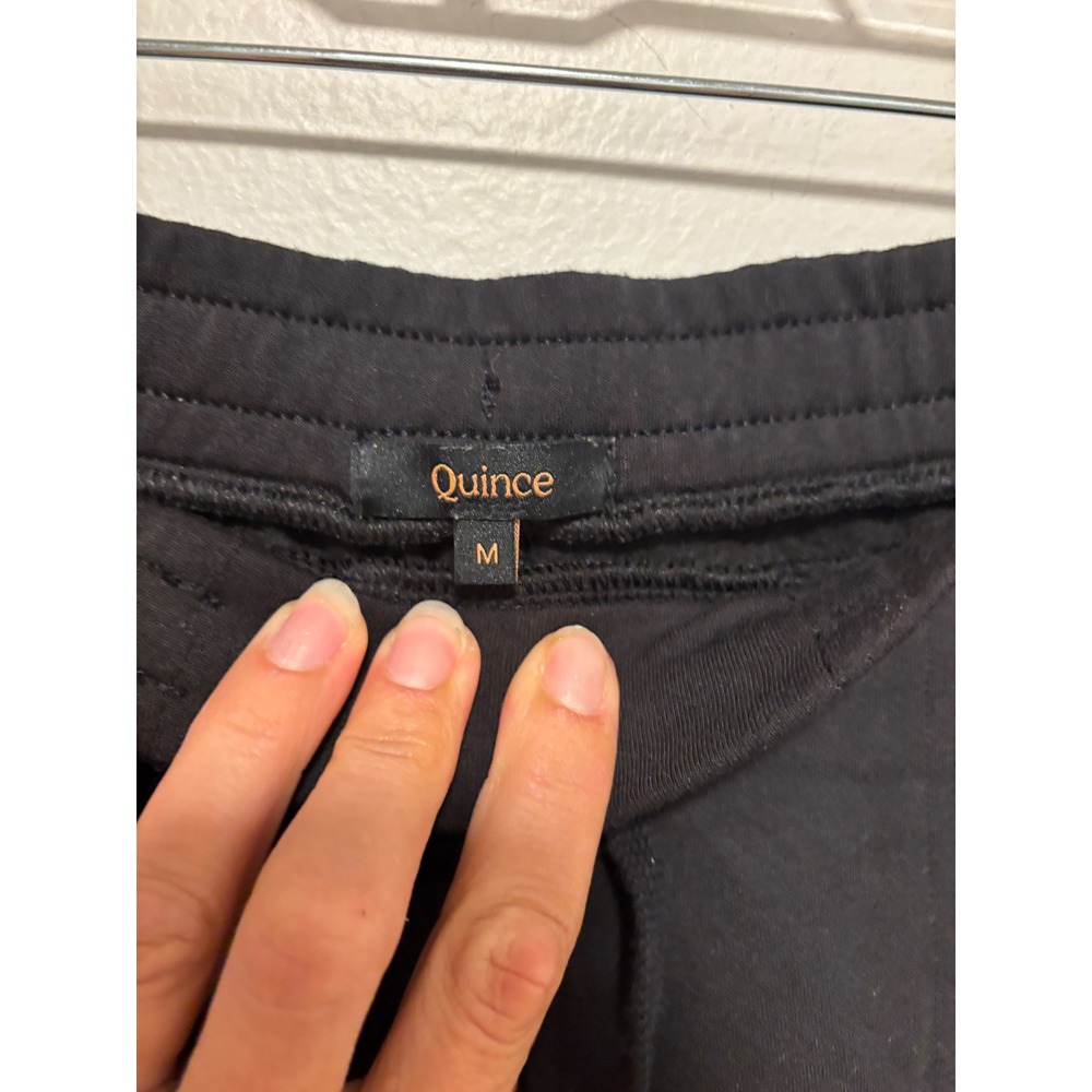 Quince SuperSoft Fleece Joggers Black Medium - Picture 3 of 4